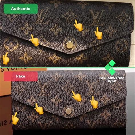 how to know if a lv wallet is real|authentic louis vuitton wallet.